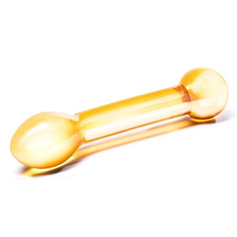 Żółte szklane dildo Glas Honey Dripper Glass Anal Slider