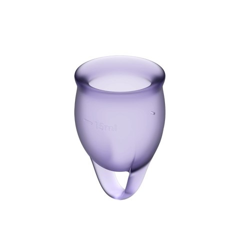 Satisfyer Feel Confident Menstrual Cup Set Lila Satisfyer Feel Confident Menstrual Cup Set Lila