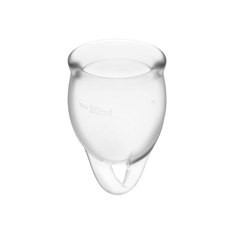 Satisfyer Feel Confident Menstrual Cup Set Transparent Satisfyer Feel Confident Menstrual Cup Set Transparent