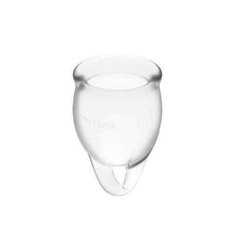 Satisfyer Feel Confident Menstrual Cup Set Transparent Satisfyer Feel Confident Menstrual Cup Set Transparent