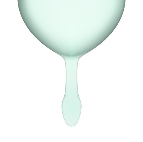 Satisfyer Feel Good Menstrual Cup Set Light Green Satisfyer Feel Good Menstrual Cup Set Light Green