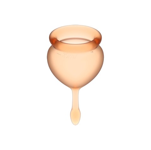 Satisfyer Feel Good Menstrual Cup Set Orange Satisfyer Feel Good Menstrual Cup Set Orange