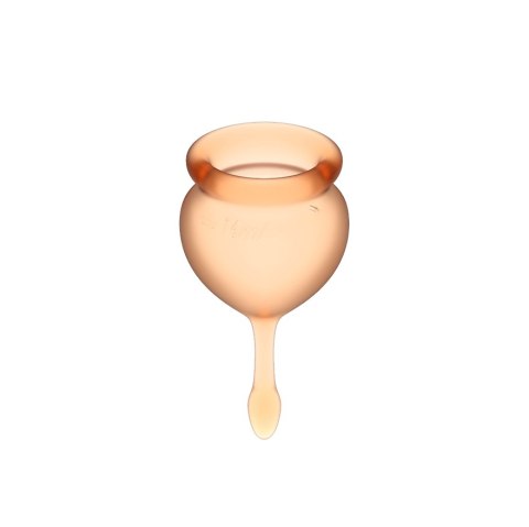 Satisfyer Feel Good Menstrual Cup Set Orange Satisfyer Feel Good Menstrual Cup Set Orange
