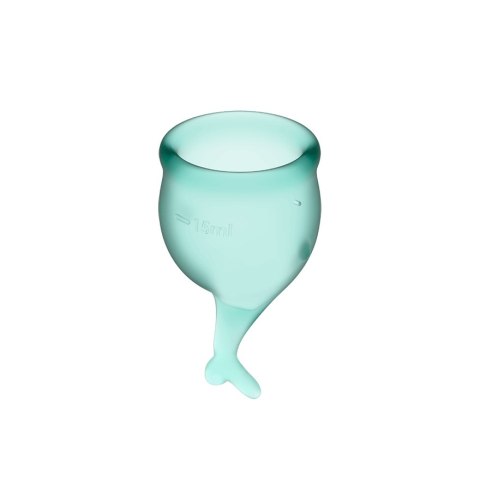 Satisfyer Feel Secure Menstrual Cup Set Dark Green Satisfyer Feel Secure Menstrual Cup Set Dark Green
