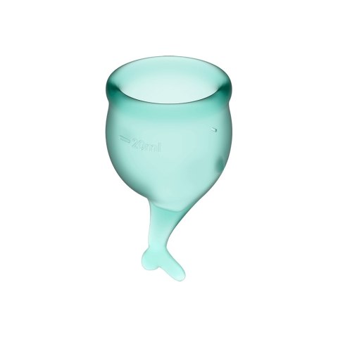 Satisfyer Feel Secure Menstrual Cup Set Dark Green Satisfyer Feel Secure Menstrual Cup Set Dark Green