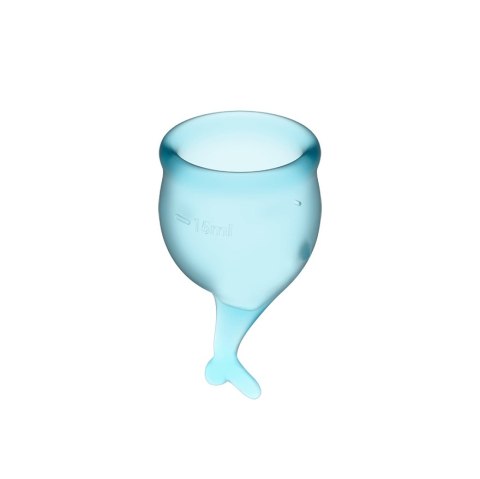 Satisfyer Feel Secure Menstrual Cup Set Light Blue Satisfyer Feel Secure Menstrual Cup Set Light Blue