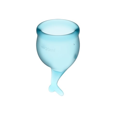 Satisfyer Feel Secure Menstrual Cup Set Light Blue Satisfyer Feel Secure Menstrual Cup Set Light Blue