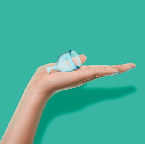 Satisfyer Feel Secure Menstrual Cup Set Light Blue Satisfyer Feel Secure Menstrual Cup Set Light Blue