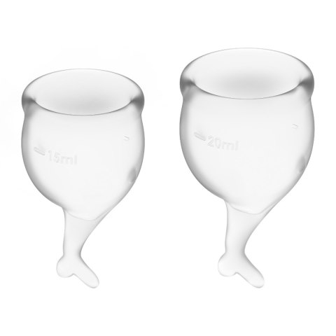 Satisfyer Feel Secure Menstrual Cup Set Transparent Satisfyer Feel Secure Menstrual Cup Set Transparent