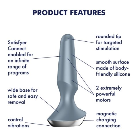 Satisfyer Plug-ilicious 2 Ice Blue Satisfyer Plug-ilicious 2 Ice Blue