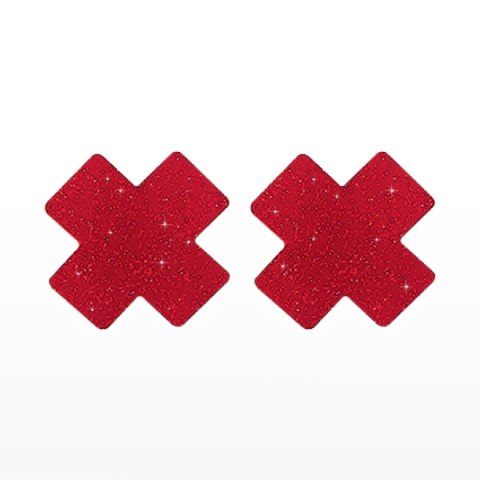 Taboom Nipple X Covers Red Taboom Nipple X Covers Red