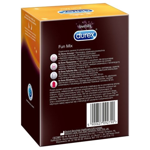 Durex Fun Mix 24szt Durex Fun Mix 24szt