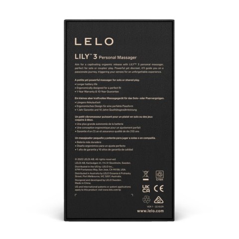 Lelo Lily 3 Calm Lavender Lelo Lily 3 Calm Lavender