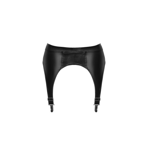 Noir Handmade F277 Garter belt of powerwetlook and snake L Noir Handmade F277 Garter belt of powerwetlook and snake L