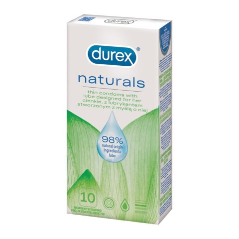 Prezerwatywy Durex Naturals 10szt Prezerwatywy Durex Naturals 10szt