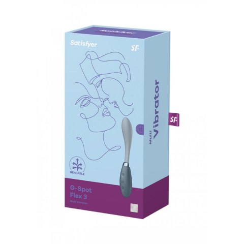 Satisfyer G-Spot Flex 3 Grey Satisfyer G-Spot Flex 3 Grey