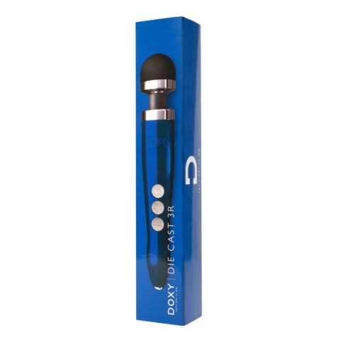 Aluminiowy masażer bezprzewodowy do całego ciała Doxy Die Cast 3R Blue