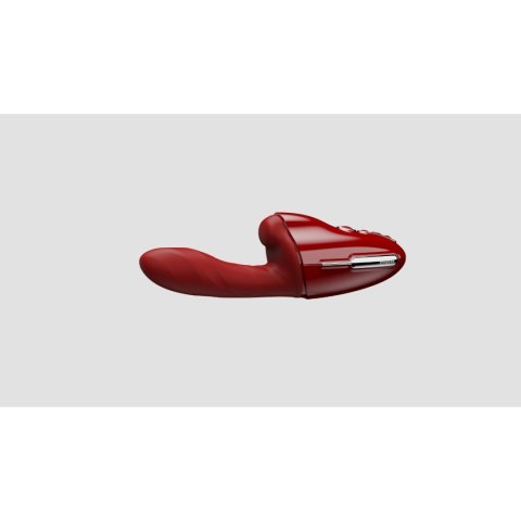 Przenośna seksmaszyna Qingnan No.9 Handheld Vibrating and Rotating Thruster Set Red