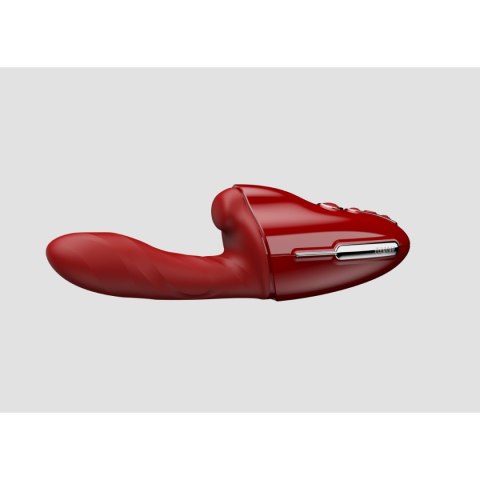 Przenośna seksmaszyna Qingnan No.9 Handheld Vibrating and Rotating Thruster Set Red