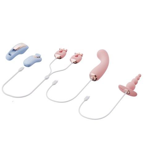Qingnan No.6 Wireless Control Wearable Vibrator Blue