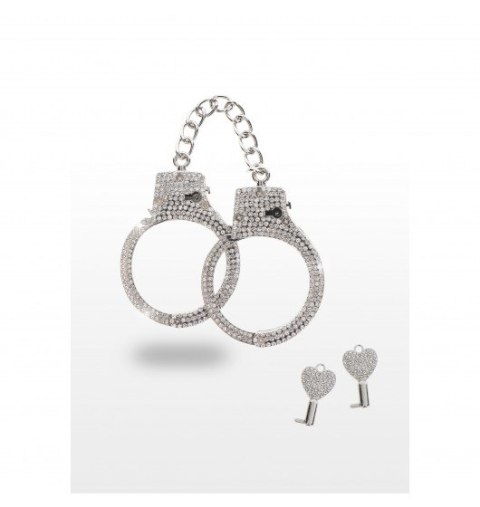 Taboom Diamond Wrist Cuffs Silver Taboom Diamond Wrist Cuffs Silver
