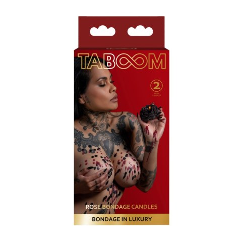 Taboom Rose Japanese Drip Candle 2pcs Taboom Rose Japanese Drip Candle 2pcs