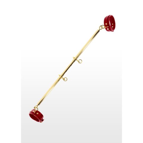 Taboom Spreader Bar with Ankle Cuffs Red Taboom Spreader Bar with Ankle Cuffs Red