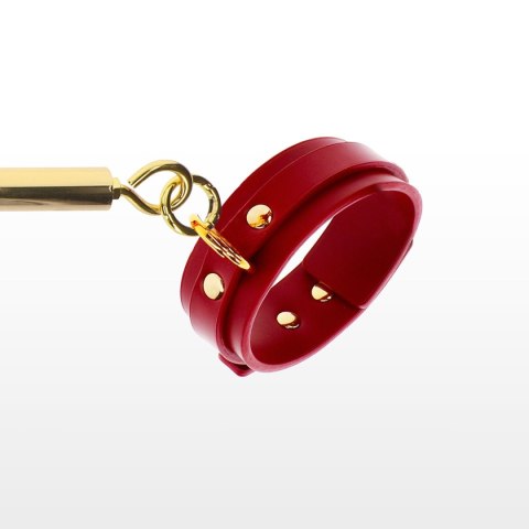 Taboom Spreader Bar with Ankle Cuffs Red Taboom Spreader Bar with Ankle Cuffs Red