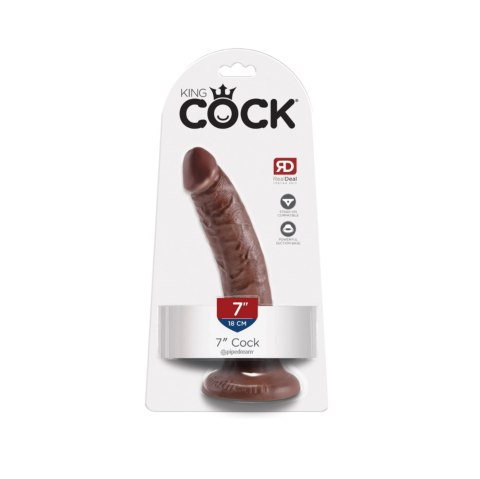 Dildo King Cock Pipedream 7 Brown Dildo King Cock Pipedream 7 Brown