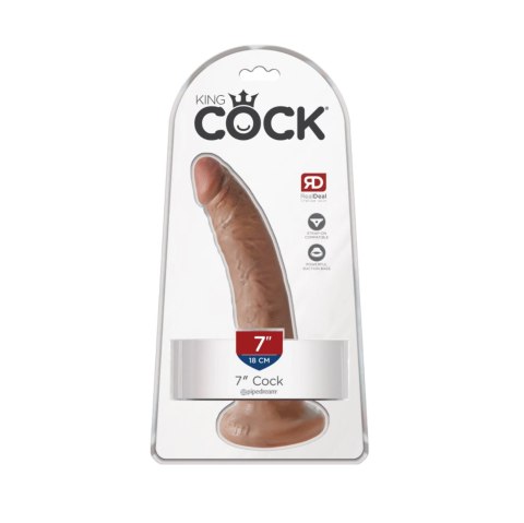 Dildo King Cock Pipedream 7 Tan Dildo King Cock Pipedream 7 Tan