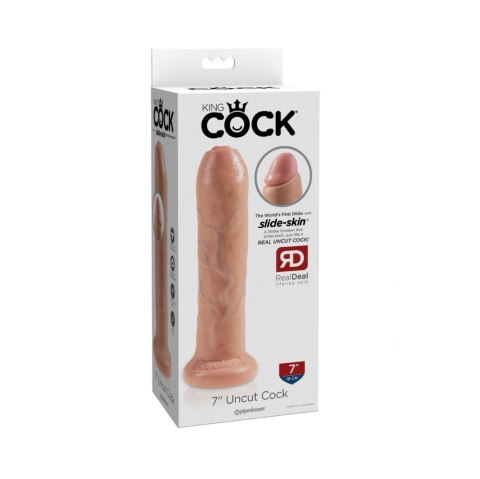 Dildo King Cock Pipedream Uncut 7 Light Dildo King Cock Pipedream Uncut 7 Light