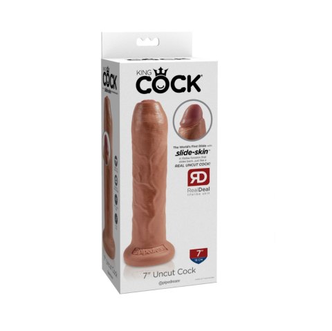 Dildo King Cock Pipedream Uncut 7 Tan Dildo King Cock Pipedream Uncut 7 Tan