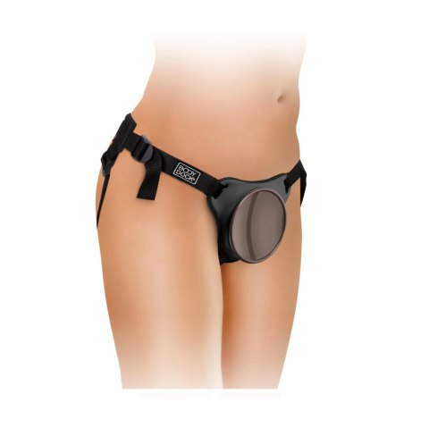 Uprząż z silikonowym dildo Pipedream King Cock Elite Comfy Silicone Body Dock Kit Brown Uprząż z silikonowym dildo Pipedream King Cock Elite Comfy Silicone Body Dock Kit Brown