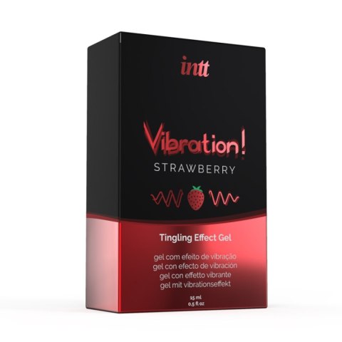 Żel VIBRATION STRAWBERRY 15 ml Żel VIBRATION STRAWBERRY 15 ml