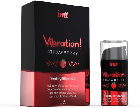 Żel VIBRATION STRAWBERRY 15 ml Żel VIBRATION STRAWBERRY 15 ml