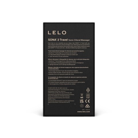 Bezdotykowy stymulator łechtaczki Lelo Sona 2 Travel Pink Bezdotykowy stymulator łechtaczki Lelo Sona 2 Travel Pink