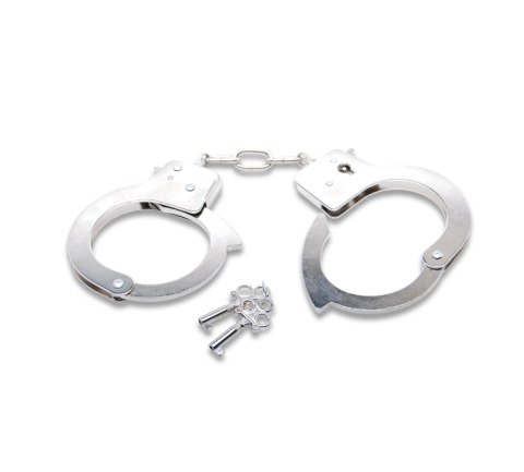 Kajdanki Pipedream Fetish Fantasy Series Official Handcuffs Silver Kajdanki Pipedream Fetish Fantasy Series Official Handcuffs Silver