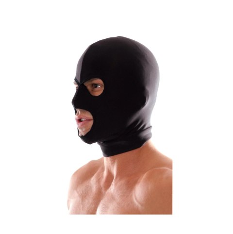 Maska Pipedream Fetish Fantasy Series Spandex 3 Hole Hood Black Maska Pipedream Fetish Fantasy Series Spandex 3 Hole Hood Black