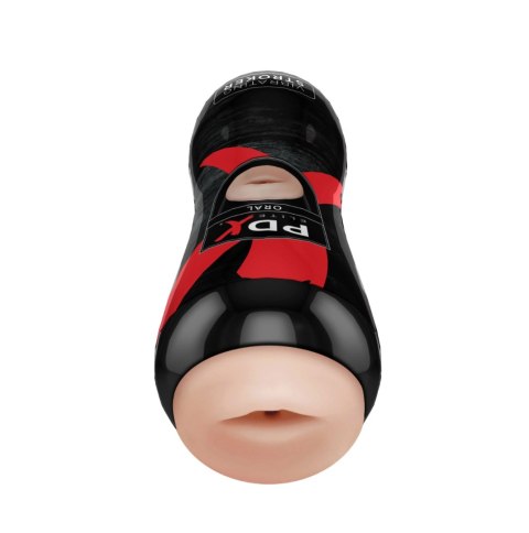 Masturbator Pipedream PDX Elite Vibrating Oral Stroker Light Masturbator Pipedream PDX Elite Vibrating Oral Stroker Light