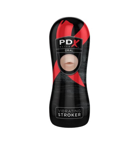 Masturbator Pipedream PDX Elite Vibrating Oral Stroker Light Masturbator Pipedream PDX Elite Vibrating Oral Stroker Light