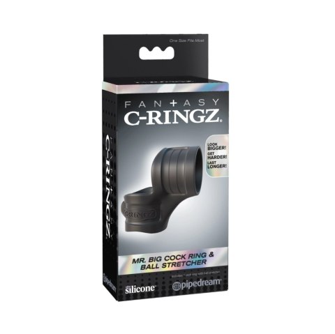 Pipedream Fantasy C-Ringz Mr. Big Cock Ring And Ball Stretcher Pipedream Fantasy C-Ringz Mr. Big Cock Ring And Ball Stretcher