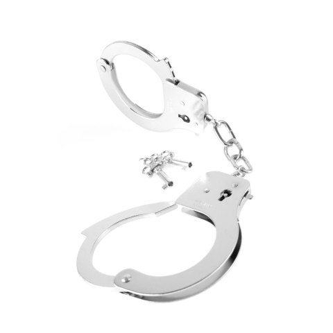 Pipedream Fetish Fantasy Series Designer Metal Handcuffs Silver Pipedream Fetish Fantasy Series Designer Metal Handcuffs Silver