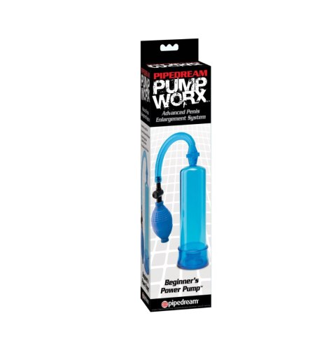 Pompka Pipedream Pump Worx Beginner's Power Pump Blue Pompka Pipedream Pump Worx Beginner's Power Pump Blue