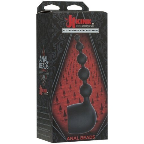 Kink Anal Beads - Silicone Wand Attachment Kink Anal Beads - Silicone Wand Attachment