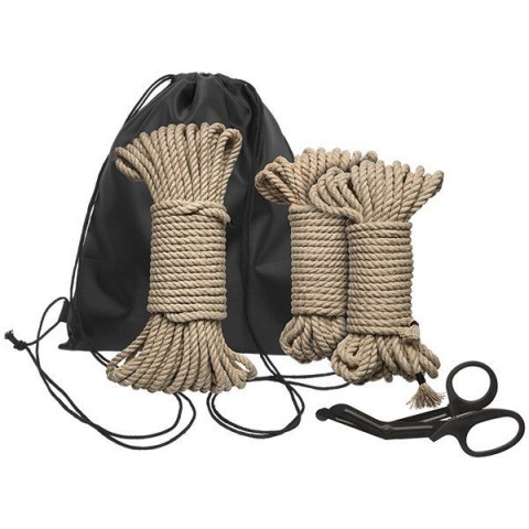 Kink Bind & Tie Initiation Kit 5 Piece Hemp Rope Kink Bind & Tie Initiation Kit 5 Piece Hemp Rope