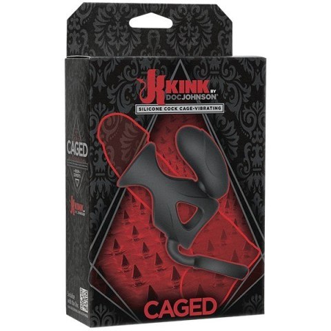Kink Caged - Vibrating Silicone Cock Cage Kink Caged - Vibrating Silicone Cock Cage