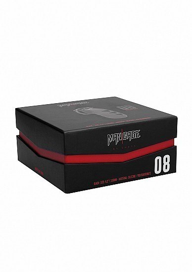Model 08 - Chastity - 4,2" - Silicone - Black Model 08 - Chastity - 4,2" - Silicone - Black