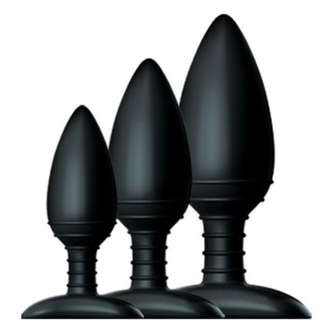 Nexus Butt Plug Trio 3 Solid Silicone Butt Plugs S M L Nexus Butt Plug Trio 3 Solid Silicone Butt Plugs S M L