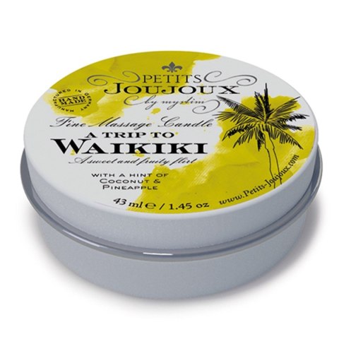 Petits Joujoux Fine Massage Candles - A trip to Waikiki Beach (33 g) Petits Joujoux Fine Massage Candles - A trip to Waikiki Beach (33 g)