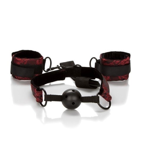 SCANDAL Breathable Ball Gag with Cuffs SCANDAL Breathable Ball Gag with Cuffs